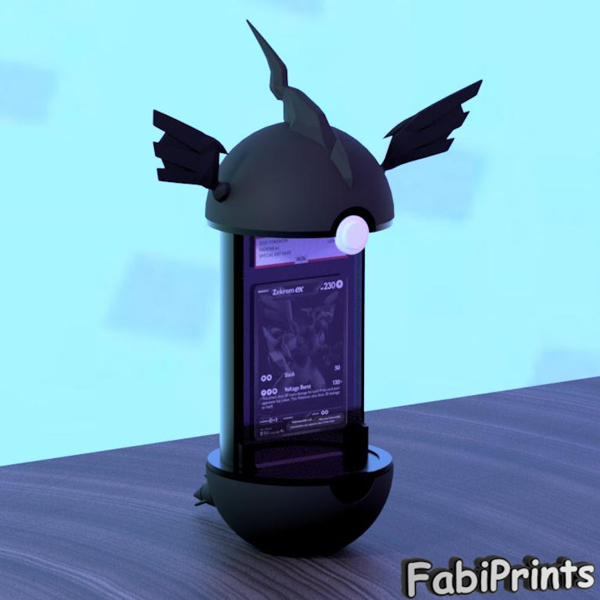 Zekrom Card Display Stand