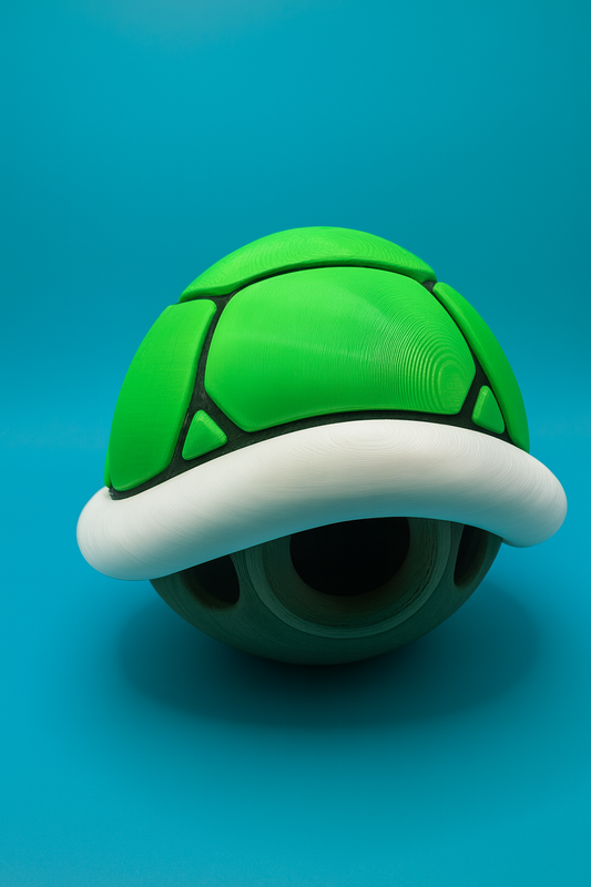Green turtle shell
