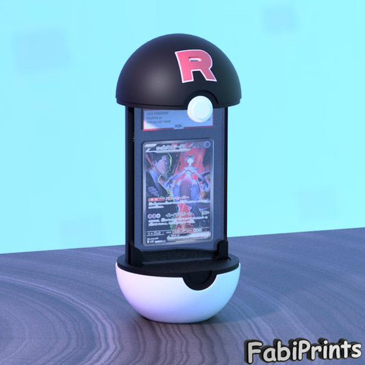 Team Rocket Ball Card Display Stand