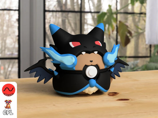 Eevee Mega Charizard X Poncho Ball (#0006)