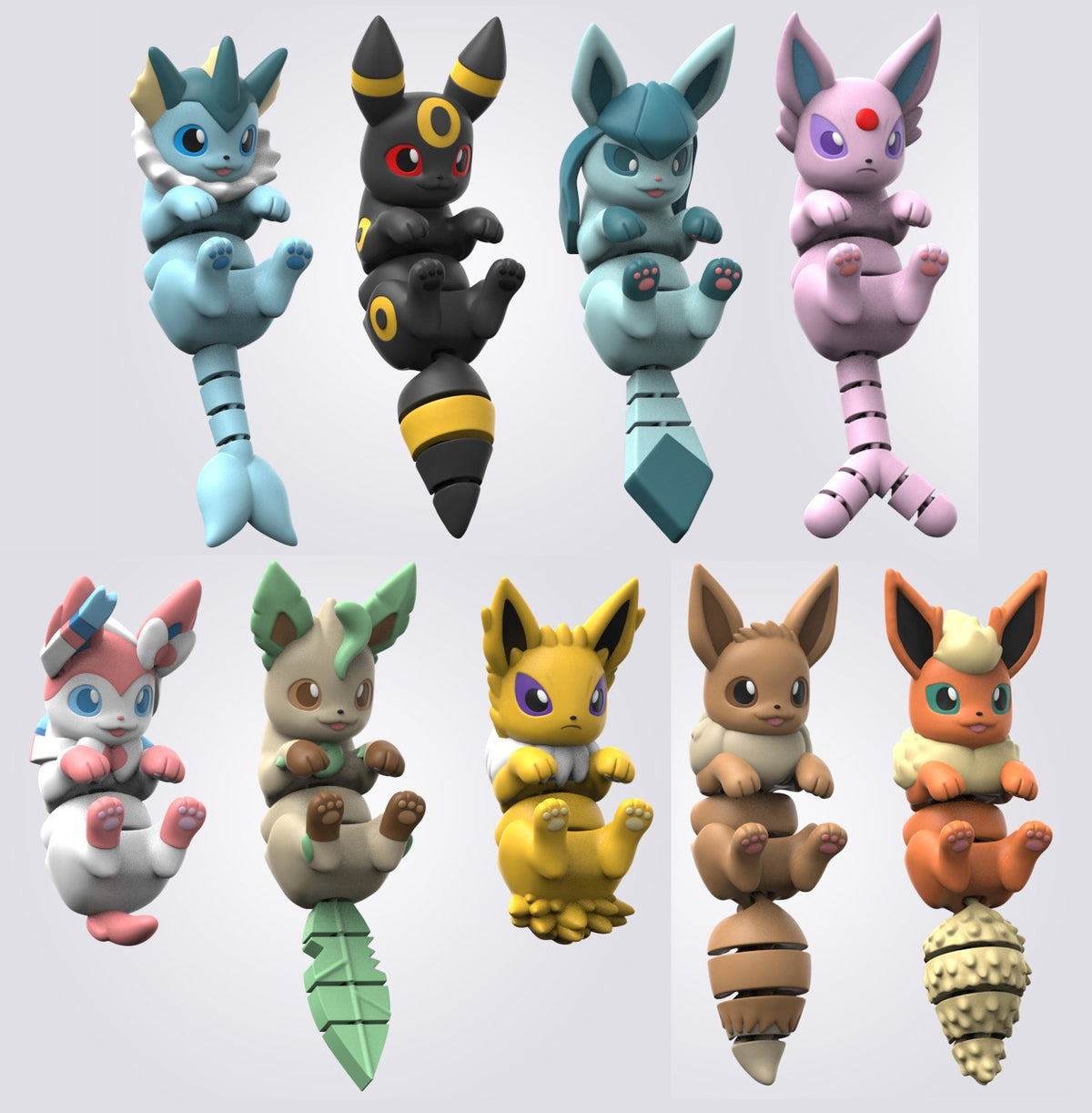 Flexi Eeveelution Set (All 9)